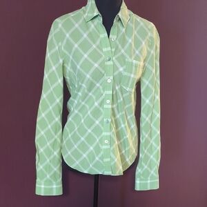 Jack Rogers Green Long Sleeve Button Down Shirt